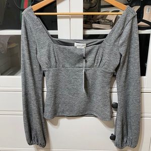 Revolve grey top